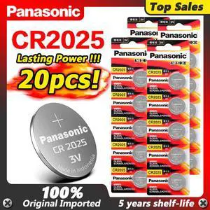 2020   20pcs cr2025 CR 2025 ECR2025 BR2025 DL2025 KCR2025 LM2025 3v button cell coin lithium batteries for watch