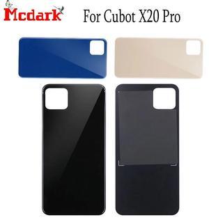 For Cubot X20 Pro  Glass Battery Case Cover Replacement Back Cover with Button Glass Rear Door for Cubot X20 Pro