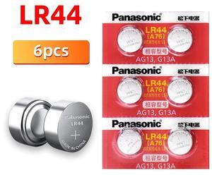 6pc 1.5V Button Cell Battery lr44 Lithium Coin Batteries A76 G13A AG13 LR44 LR1154 357A SR44 Original