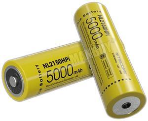 2020 NITECORE NL2150HPi  21700 5000mAh 3.6V i Series Protected Lithium ion Li-ion Rechargeable Battery Button Top 1PC for Torch