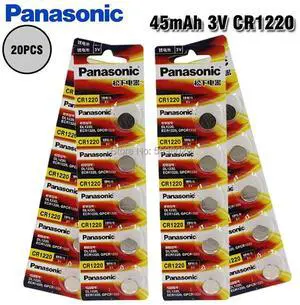 CR1220 20PCS Button Cell Battery For Watch Car Remote Key cr 1220 ECR1220 GPCR1220 3v Lithium Battery