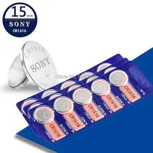 15Pcs For Sony 50mAh 3V Lithium Button Cell Battery CR1616 DL1616 BR1616 ECR1616 5021LC L11 LM1616 CR 1616 Coin Cell Batteries