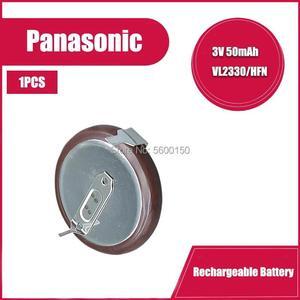 VL2330 2330 Rechargeable lithium battery coin cell for car key button with 180 degrees pins