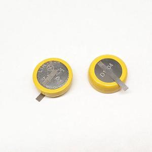 3pcs LIR1654 rechargeable Bluetooth headset button battery 3.6V can replace CP1654 With solder feet
