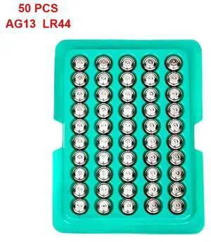50PCS LR44 AG13 High quality Alkaline Button Batteries 357 357A A76 GPA76 Cell Coin Battery AG 13 1.5V For Watch
