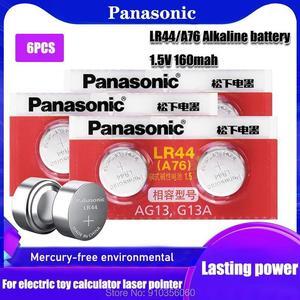 6pcs  AG13 Coin Cell Battery AG 13 1.5V LR44 357 357A S76E G13 Alkaline Button Batteries For Watch Electronic Remote
