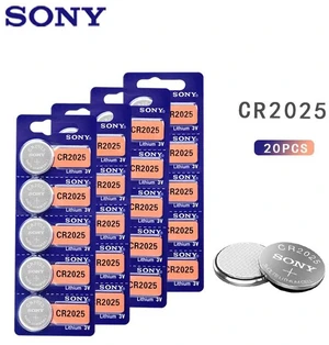 20PCS SONY cr2025 Button Cell Batteries cr 2025 ECR2025 DL2025 LM2025 3V Lithium Coin Battery For Watch Calculator 20PCS SONY cr2025 Button Cell Batteries cr 2025 ECR2025 DL2025 LM2025 3V Lithium Coin Battery For Watch Calculator