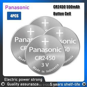 4pcs   CR2450 CR 2450 Coin Cells Pilas Lithium Button Watch Clock Game Toys Calculator Scale Camera Batteries