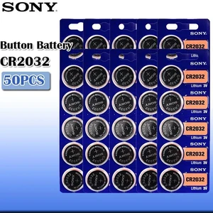 50pcs/lot sony CR2032 3V Lithium Battery For Watch Remote Control Calculator CR2032 button cell coin batteries 50pcs/lot sony CR2032 3V Lithium Battery For Watch Remote Control Calculator CR2032 button cell coin batteries