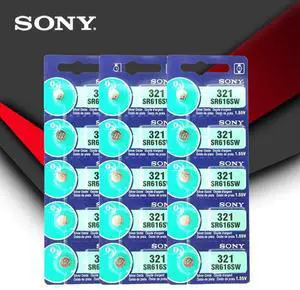 15pcs Sony 321 SR616SW 1.55V Silver Oxide Watch Battery SR616SW 321 Button Coin Cell MADE IN JAPAN 15pcs Sony 321 SR616SW 1.55V Silver Oxide Watch Battery SR616SW 321 Button Coin Cell MADE IN JAPAN