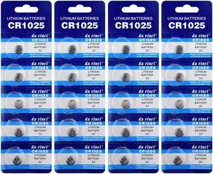 50pcs/lot 3V CR 1025 CR1025 Lithium Button Battery DL1025 BR1025 KL1025 Cell Coin Batteries For Watch Electronic Toy Remote