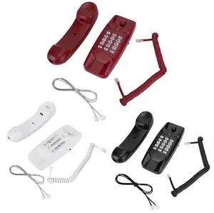 Landline Phone Desk Wall Mount Telephone Telefone sem fio  telefono inalambrico de casa Big Digital Button telefone fixo 3 Color