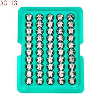 50pcs Cell Coin Watches Battery LR44 AG13 L1154 357 SR44 1.5V Alkaline Button Batteries Suitable For Watch