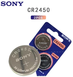 2PCS SONY Button Battery CR2450 Electronic Lithium Coin Cell Batteries 3V KCR2450 5029LC LM2450 Watch Toy Remote 2PCS SONY Button Battery CR2450 Electronic Lithium Coin Cell Batteries 3V KCR2450 5029LC LM2450 Watch Toy Remote