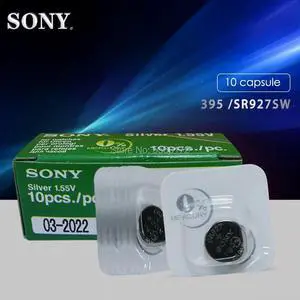 10pcs SONY AG7 L927 395 SR57 SR927SW 195 LR927 399 523 610 613 Button Coin Cell Single grain packing 1.55V Long Life 10pcs SONY AG7 L927 395 SR57 SR927SW 195 LR927 399 523 610 613 Button Coin Cell Single grain packing 1.55V Long Life