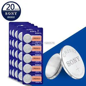 sony 20pcs cr2032 DL2032 ECR2032 5004LC KCR2032 BR2032 3v button battery for watch computer remote control toy sony 20pcs cr2032 DL2032 ECR2032 5004LC KCR2032 BR2032 3v button battery for watch computer remote control toy