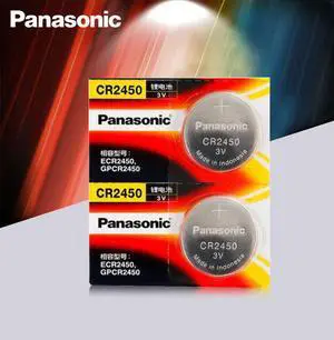2pcs  CR2450 CR 2450 3V Lithium Button Cell Battery Coin Batteries For Watches,clocks,hearing aids
