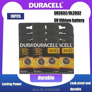 18pcs DURACELL cr2032 cr 2032 3V Lithium Battery For Watch computer Remote button cell coin battery DL/CR 2032 18pcs DURACELL cr2032 cr 2032 3V Lithium Battery For Watch computer Remote button cell coin battery DL/CR 2032