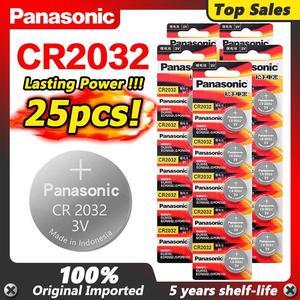 Hot  25pcs cr2032 DL2032 ECR2032 5004LC KCR2032 BR2032 3v button cell coin lithium batteries for watch car toy