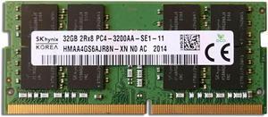 32GB Hynix HMAA4GS6AJR8N-XN DDR4 3200MHz SODIMM 260-pin Laptop Memory RAM PC4-3200AA 3200 1.2V