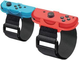 2pcs/set Hand Strap Breathable Adjustable Small Controller Handle Holder Bracket Belt Wristband Dancing Accessories For Switch Joy-Con