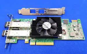 LPE16002B-M6-DEL MULEX LPE16002B-M6 16gb Dual Port Pci Express 3.0 Fibre Channel Host Bus Adapter With Both Long and Low Bracket.  (Dell Dual Label DPN: 406-BBGH/F3VJ6/4G6WF/6VK2R/HD2MG)