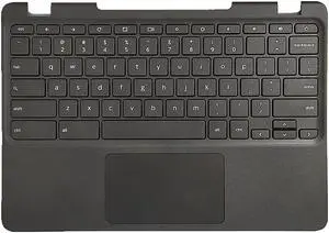 Palmrest Keyboard Touchpad Assembly for Lenovo Chromebook 11 N23 80YS Upper Case Top Cover 5CB0N00717 USA