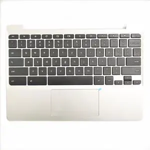 Genuine New for HP Chromebook 11 G5 Series 11-V Silver Palmrest Keyboard Touchpad 900818-001 USA