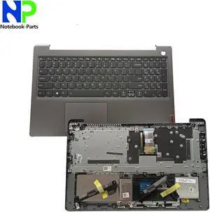 Yidatong Replacement Palmrest Backlit US Keyboard Touchpad New Top Cover For ideapad 3-15ADA6 3-15ITL6 3-15ALC6 Grey 5CB1B65660