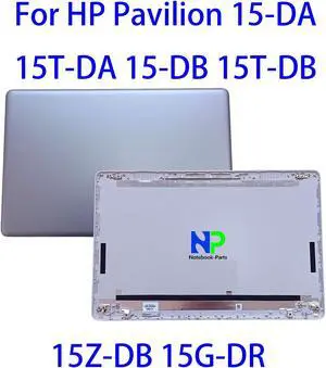 Yidatong Replacement New Rear Case For Pavilion 15-DA 15T-DA 15-DB 15T-DB 15Z-DB 15G-DR 15.6" LCD Back Cover Lid Silver L20434-001