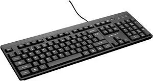 BlueDiamond GDKB01 Connect Basic, English USB Keyboard - for PC - Spill Proof - Easy Connect and Use - Ergonomic