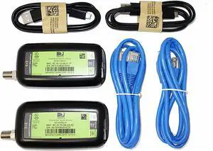 2 Pack - DIRECTV Broadband Deca Ethernet to Coax Adapter - Third Generation (with 2 USB Power Cables)