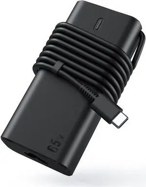 65W USB-C Charger Compatible with hp Chromebook Lenovo Laptop Dell xps Laptop Chromebook Acer Spectre Elite x2 G4 EliteBook x360 TPN-CA10 TPN-LA12 Type C Power Adapter