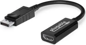 Active DisplayPort to HDMI Adapter - Connect Any DisplayPort-Enabled PC or Tablet to an HDMI Enabled Monitor TV or Projector for Ultra-HD Video Streaming (HDMI 2.0 up to 4K 3840x2160 @60Hz)