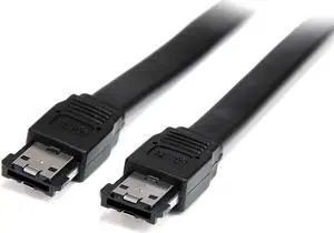 Good Product Outlet.com Shielded External eSATA Cable - eSATA cable - Serial ATA 150 - eSATA (M) to eSATA (M) (3 ft) - black (ESATA3)