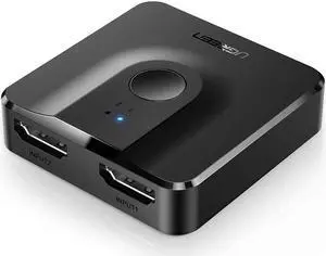 Good Product Outlet HDMI Switch 4K@60Hz HDMI Splitter Bi-Directional HDMI Switcher 2 Input 1 Output Splitter Support 4K 3D Compatible for Nintendo Switch Blu-Ray Player Roku TV Stick Xbox PS4 HDTV Mo