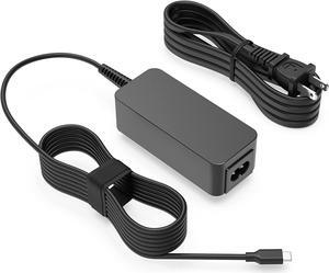 USB Type C Charger Fit for Lenovo Chromebook Laptop AC Adapter Power Supply Cord