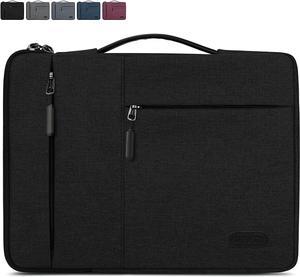 Laptop Sleeve 13-14 inch Waterproof Business Laptop case Compatible with 13 MacBook air pro case Notebook Protective Handbag Laptop Bag for Men Women Black