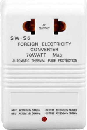 Voltage Converter,70W 110V/120V to 220V/240V Step-Up&Down Voltage Converter Transformer (CN Standard Plug