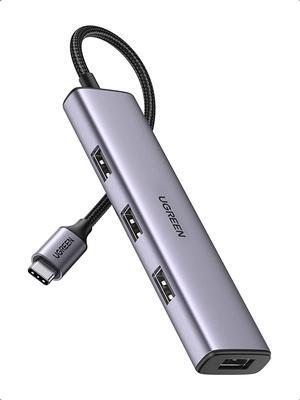 UGREEN Aluminium USB C Hub, 4 Ports USB C to USB 3.0 Hub, USB-C Multiport Splitter with 5Gbps Fast Transfer for PC Laptop MacBook Pro/Air iMac iPad Pro Surface, iPhone 15/15 Pro, Galaxy S24, and More