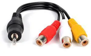 28cm 3.5mm Jack Plug av male to 3 rca female audio video cable cord stereo adapter 28cm 3.5mm Jack Plug av male to 3 rca female audio video cable cord stereo adapter