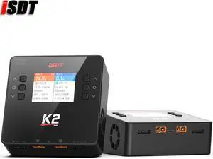 ISDT K2 AC 200W DC 500W x2 Dual Channel Smart Balance LiPo Charger For LiPo NiMH Pb RC FPV Racing Drone RC Model