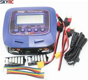 Skyrc D100 V2 D100V2 Charger Twin-Channel AC/DC LiPo 1-6s 2x100W Dual with Bluetooth Balance Charger Discharge for RC model
