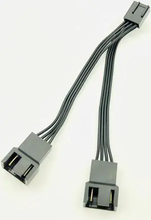 4Pin Fan PWM Cable 1 to 2 Motherboard 4-Pin Female to PWM Fan 4-Pin Male Multi-fan Temperature Control Extension Cable Fan Cable 4Pin Fan PWM Cable 1 to 2 Motherboard 4-Pin Female to PWM Fan 4-Pin Male Multi-fan Temperature Control Extension Cable Fan Cable