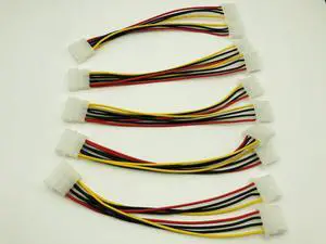 5PCS 4Pin Molex to Double 4pin IDE Female Power Supply Splitter Adapter Cable Computer Power Cable for BTC ETH Miner Mining 5PCS 4Pin Molex to Double 4pin IDE Female Power Supply Splitter Adapter Cable Computer Power Cable for BTC ETH Miner Mining