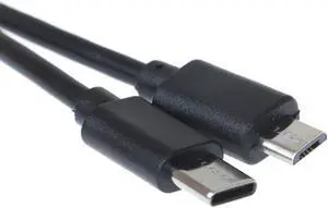 30CM Type-C (USB-C) to Micro USB Male Sync Charge OTG Charger Cable Cord Adapter