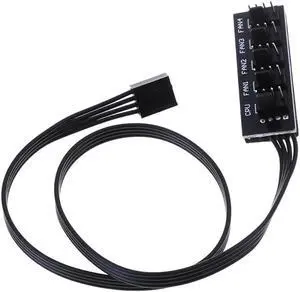 40cm 1 to 5 4-pins TX4 PWM CPU Cooler/ Case/ Chasis Cooling Fan Power Cable Hub Splitter Adapter