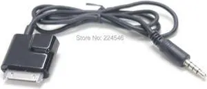 Universal Edition (MA-0101) Dock Adapter Cable End Male to 3.5mm Cable Aux input 3.5 For IPOD/IPHONE/IPAD
