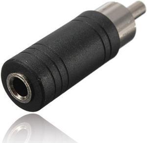 RCA Male Plug to 1/8 3.5mm Female Jack Audio Adapter Converter Connector