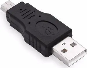 2PCS/LOT USB 2.0 Wireless Adapter Coupler Connector - A Male to Mini 5 Pin Male